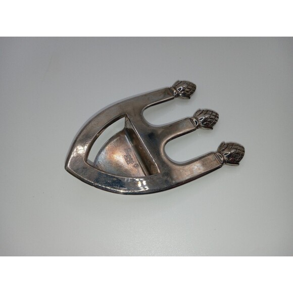 5/$25 Sheffield Silverplate Book Mark Swingers Pineapples Readed 3" Bookmark - Picture 3 of 7